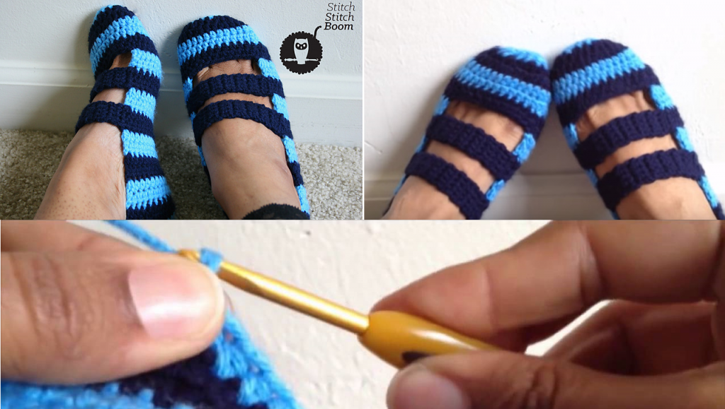 Double Strapped Slippers - Pretty Ideas