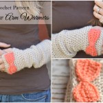 Crochet Bow Arm Warmers