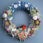 Crochet Beautiful Winter Wreath