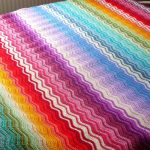 Rainbow Ripple Blanket