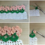 Crochet Flower Border