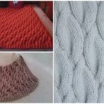Knit Chunky Cable Blanket