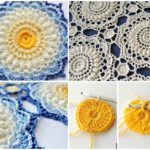 Textured Crochet Motif