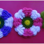 Crochet Two Colored Flowers