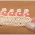 Crochet Picot Border With Beads
