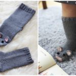 Knit Mice Socks