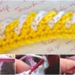 Crochet 2 Colors Edging