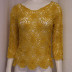 Crochet Blouse With pretty flower