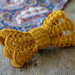 Big Lace Crochet Bow