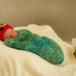 Crochet Caterpillar Baby Bunting