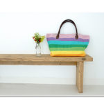 Crochet Rainbow Handbag