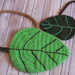 Crochet Leaf Bag