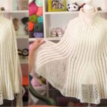 Tulip Poncho With Long Sleeves