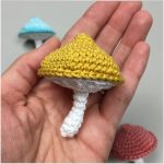 Crochet Colorful Mushrooms