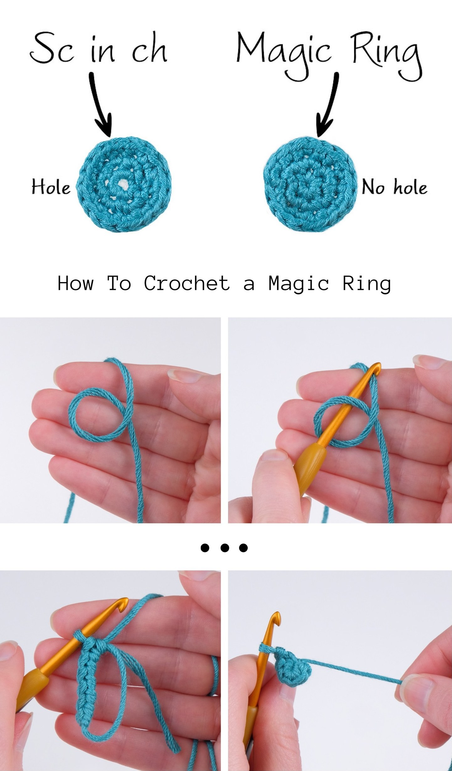 Crochet Magic Ring - Easy Tutorial