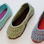 Crochet Ladies Slippers