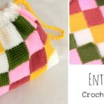 Crochet Entrelac Bag