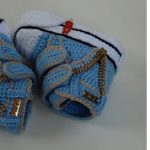 Crochet Baby Shoes With Zip