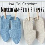 Crochet Moroccan-style Slippers