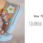 Crochet Colorful Converse