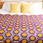 Crochet African Violet Afghan