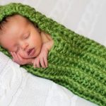 Crochet Bean Baby Cocoon