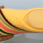 Knit Very Easy Stripe SLippers