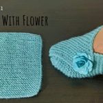 Easy Slippers With Flower