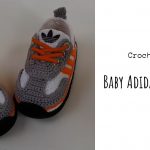 Crochet Baby Adidad Tennis Shoes