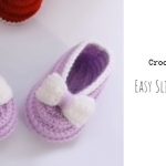 Crochet Easy Slippers For Babies