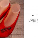 Knit Simple Square Slippers