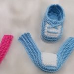 Crochet Simple Baby Slippers