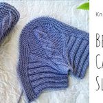 Knit Beautiful Cable Slippers
