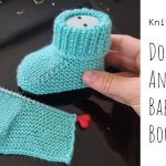 Knit Double Ankle Baby Booties