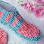 Knit Simple Bunny Slippers