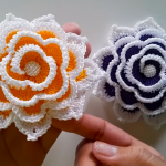 Crochet Swirly Roses