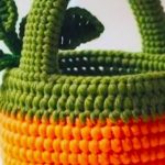 Orange Basket Crochet Tutorial