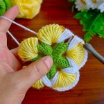 Crochet Petal Flower