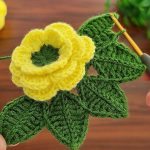 Leafy Flower Crochet Tutorial